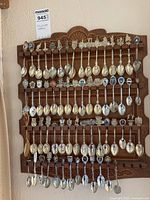 Full view of rack with all spoons displayed