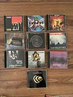 Overview of all 10 CD front covers