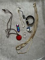 All jewelry pieces laid out