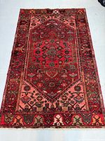 Full view of the entire rug showing size and pattern
