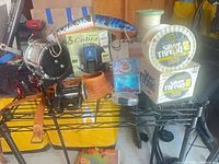 Overview of all items on shelf