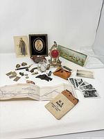 Wide view of all miscellaneous items arranged