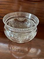 Oblique view showing rim and side cuts