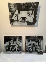 Three plaques front view