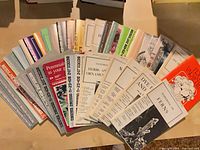 Fan display of entire group of Brooklyn Botanic Garden Plants & Gardens handbooks