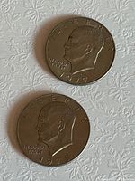 Obverse of both 1977 and 1978 Eisenhower dollars