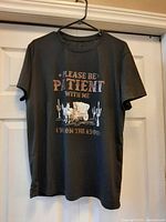 Front view showing full graphic and garment style