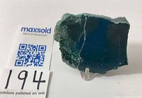 Front view showing polished face and MaxSold tag