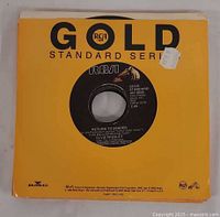 Front view of Return to Sender single in yellow RCA Gold Standard sleeve
