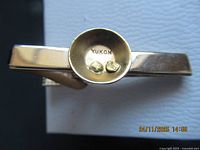 Front view showing pan stamped Yukon and nuggets