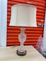 Lamp fully assembled with shade