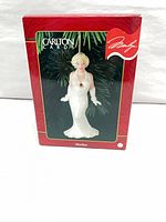 Front view of sealed Carlton Cards box containing Marilyn Monroe ornament