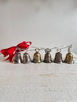 Full set of six connected bell ornaments