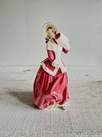 Front view of Royal Doulton Christmas Morn figurine