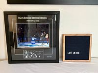 Full view of framed photo with edition plaque