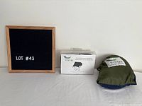 Hammock in stuff sack with boxed straps