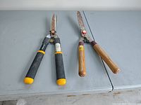 Both shears full view on table