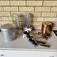 Group view of all items on tabletop