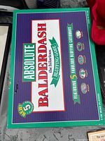 Box lid displaying game title and graphics