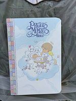 Front cover showing Precious Moments Bible artwork