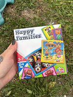 Front of Addo Games Happy Families box