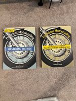 Front covers of both paperback books side by side