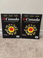 Front view of both magazines