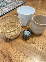 Group shot of all four planters