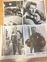 Group shot showing all four movie still photographs