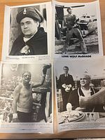 Group shot of all four movie stills