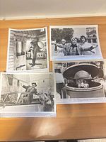 Overview of four publicity stills