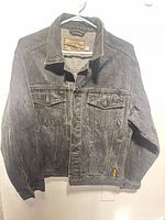 Front view of Armani Jeans denim jacket
