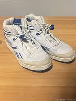 Full view of both shoes left side