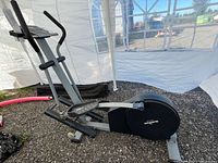 Side profile of entire NordicTrack CXT910 elliptical trainer
