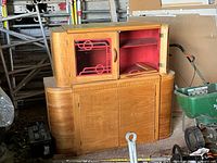 Art Deco sideboard front view doors closed