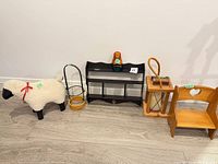 Group shot of all six decor items