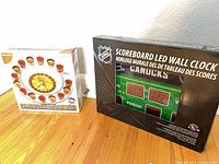 Front view of both boxed items