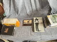 Group shot showing Big Bang set, Godfather set, Johnny Cash box and additional discs