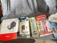 All six boxed items laid out