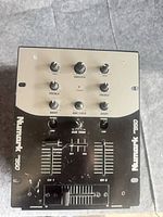 Top view of Numark 950 mixer showing controls and overall condition