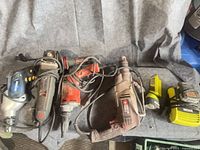 Group view of all six tools and accessories