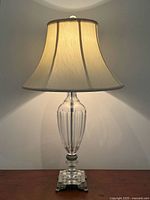 Full view of lamp illuminated