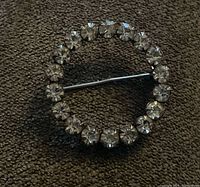 Front view showing circular arrangement of rhinestones
