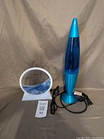 Lava lamp and sand art together