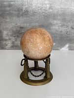 Sphere on stand front view