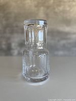 Carafe with tumbler in place showing overall form