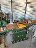 Full view of Craftex jointer on mobile base