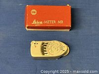 Top view of Leica Meter MR with original box