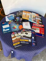 All items in the lot laid out on table