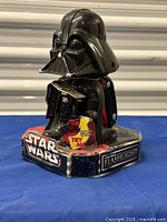 Front view of Darth Vader flashlight in packaging